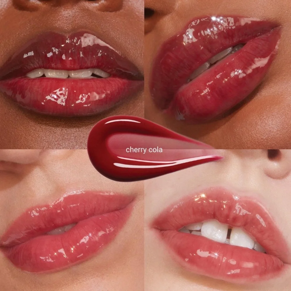 NIB r.e.m. beauty Essential Drip Glossy Balm - Cherry Cola